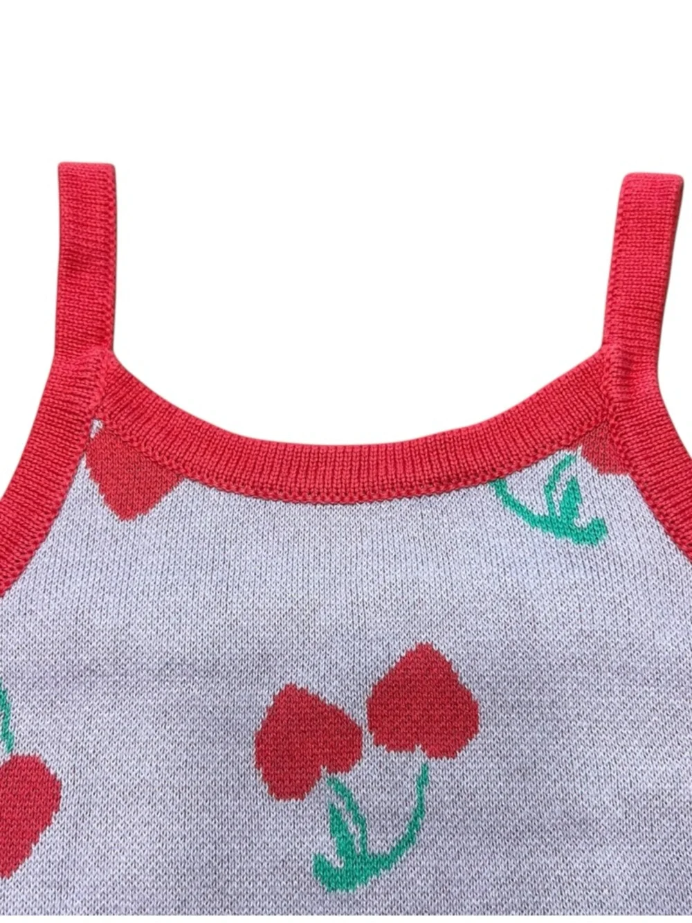 Old Navy S (6-7) Cherry Print Cotton Tank Top